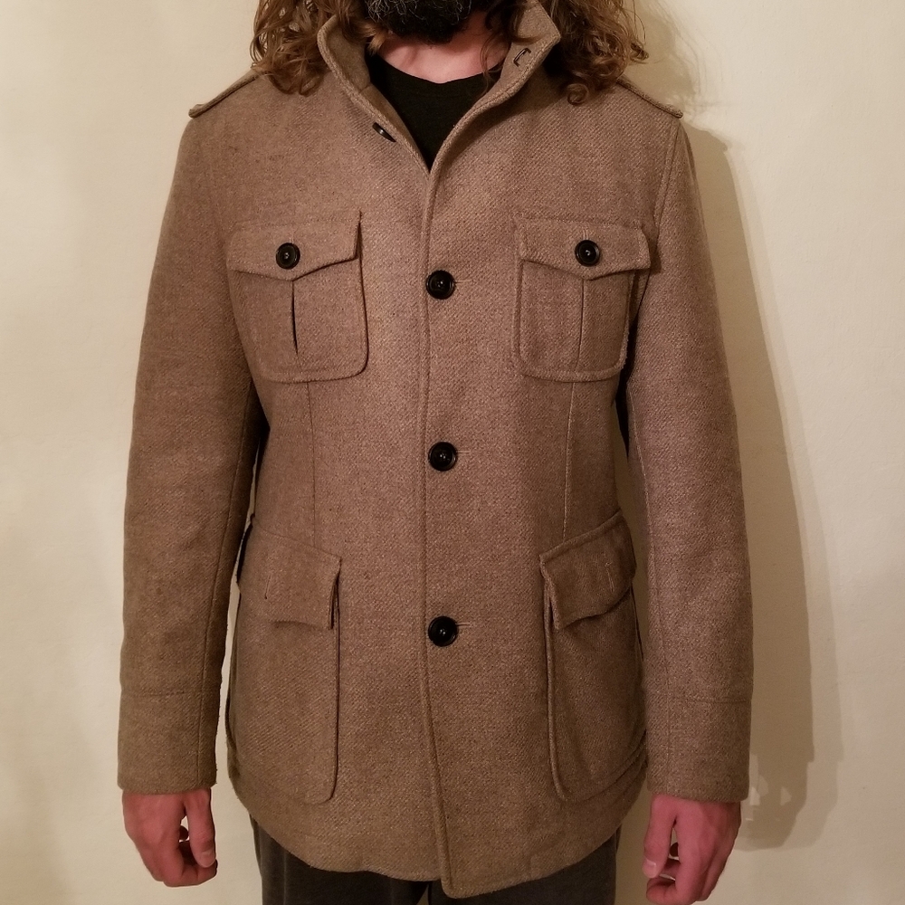 Hugo Boss Colbert Style Wool Coat